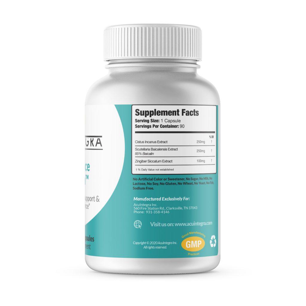 V-Defence (Cistus incanus, Scutellaria baicalensis) immune supportive supplement