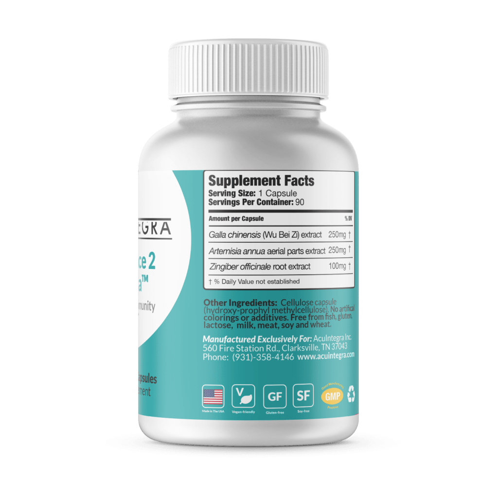 V-Defence 2 Formula™ - Plant-based immune system support* (Galla chinensis, Artemisia Annua, Zingiber officinale)